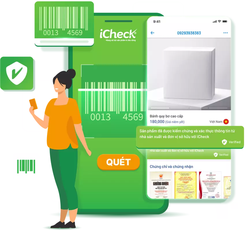 Đưa sản phẩm lên iCheck - Minh Bạch Thông Tin Sản Phẩm- Đăng ký iCheck