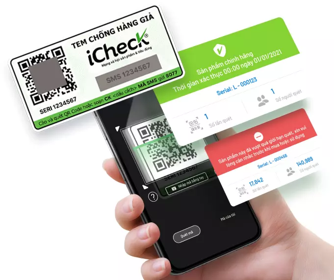 Tem QR Code chống hàng giả iCheck Corporation