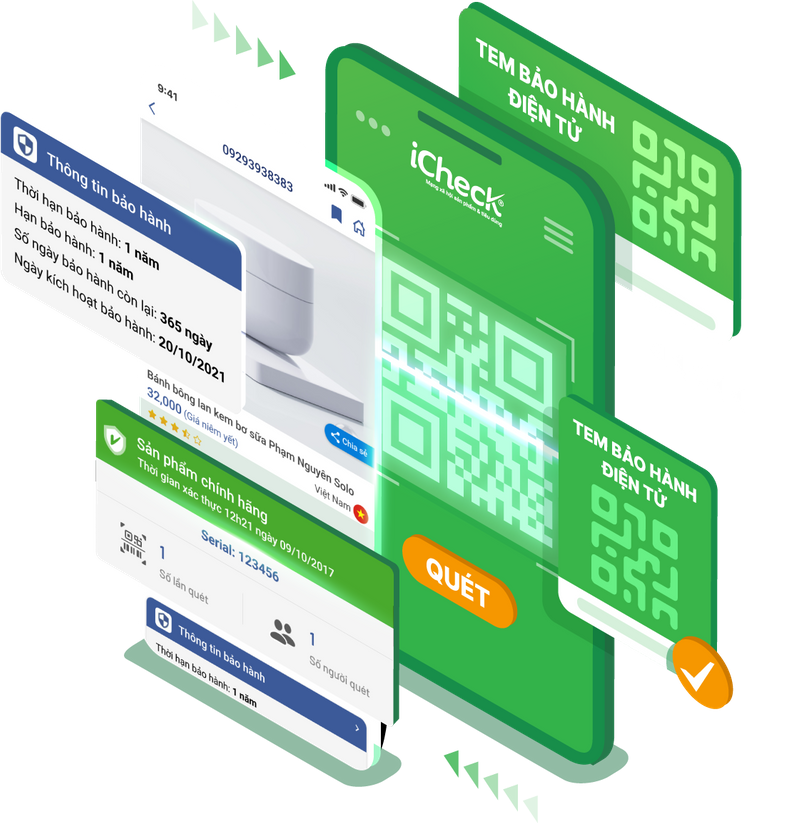Tem Bảo Hành QR code iCheck