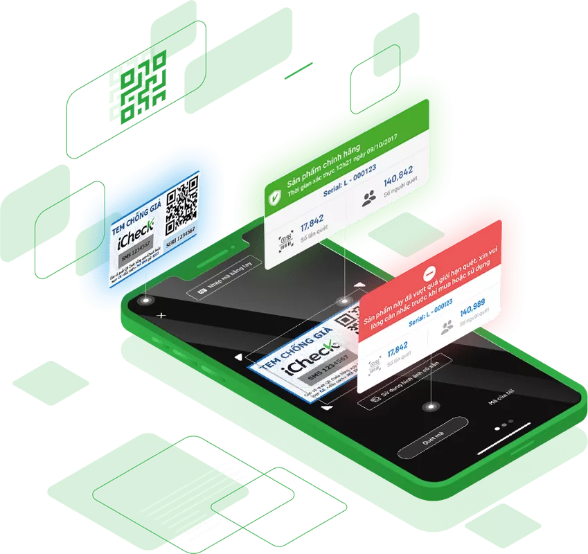 Tem chống hàng giả QR Code - Giải pháp chống giả tuyệt đối