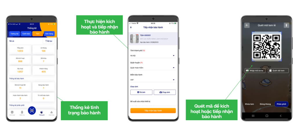 bảo hành điện tử